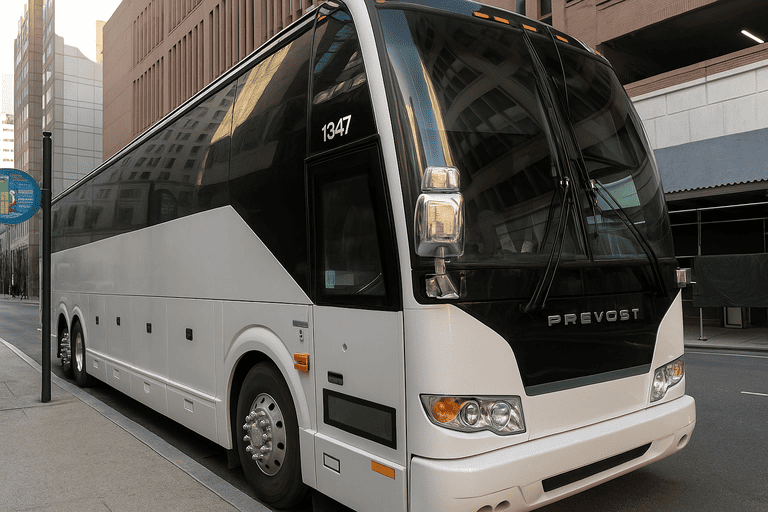 a Baltimore Coach Bus Service coach bus