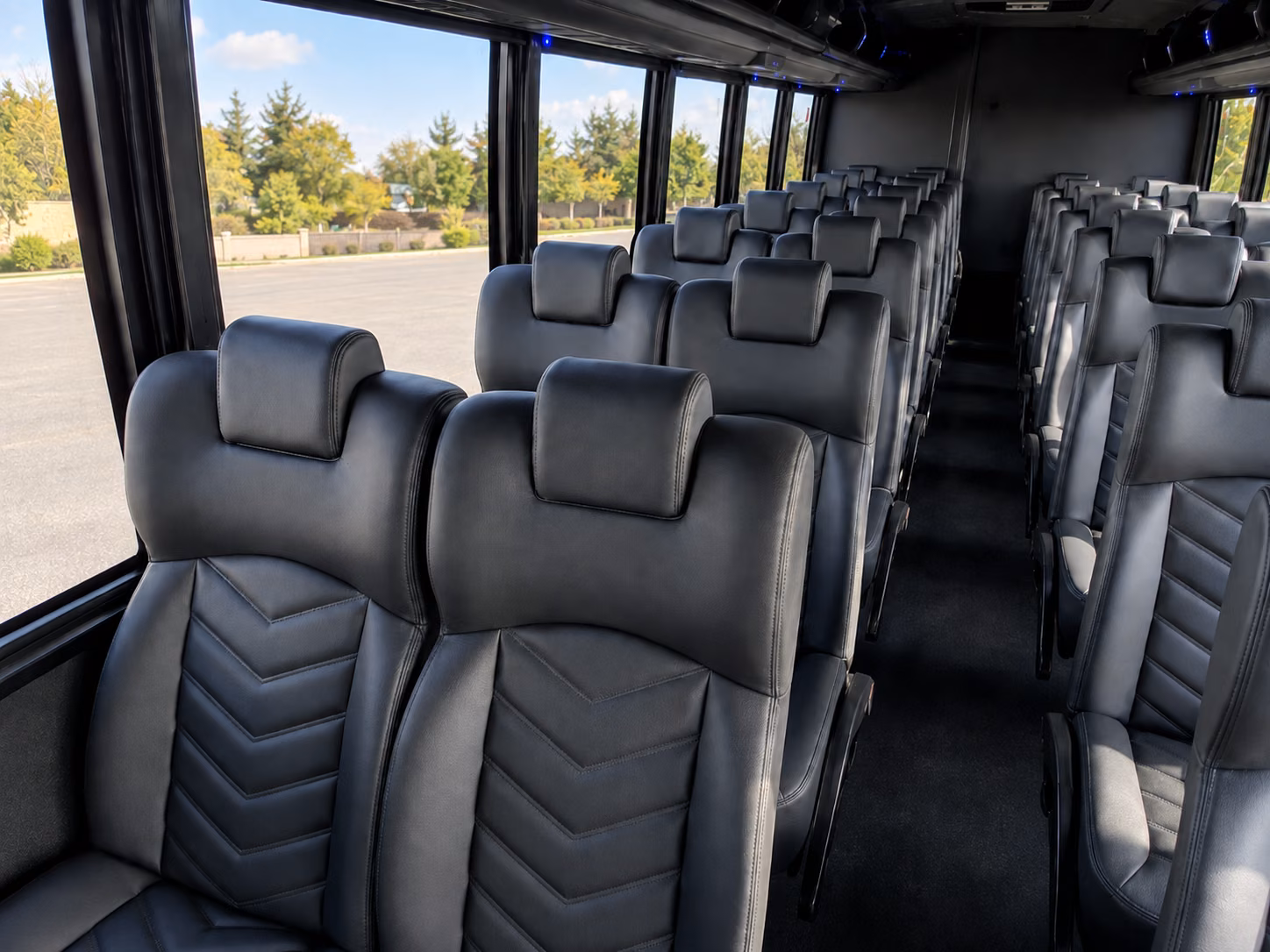 baltimore 18 passenger minibus inside