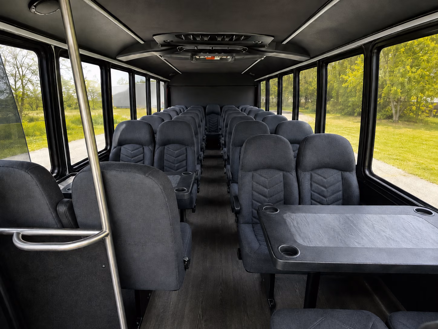 baltimore 20 passenger minibus interior