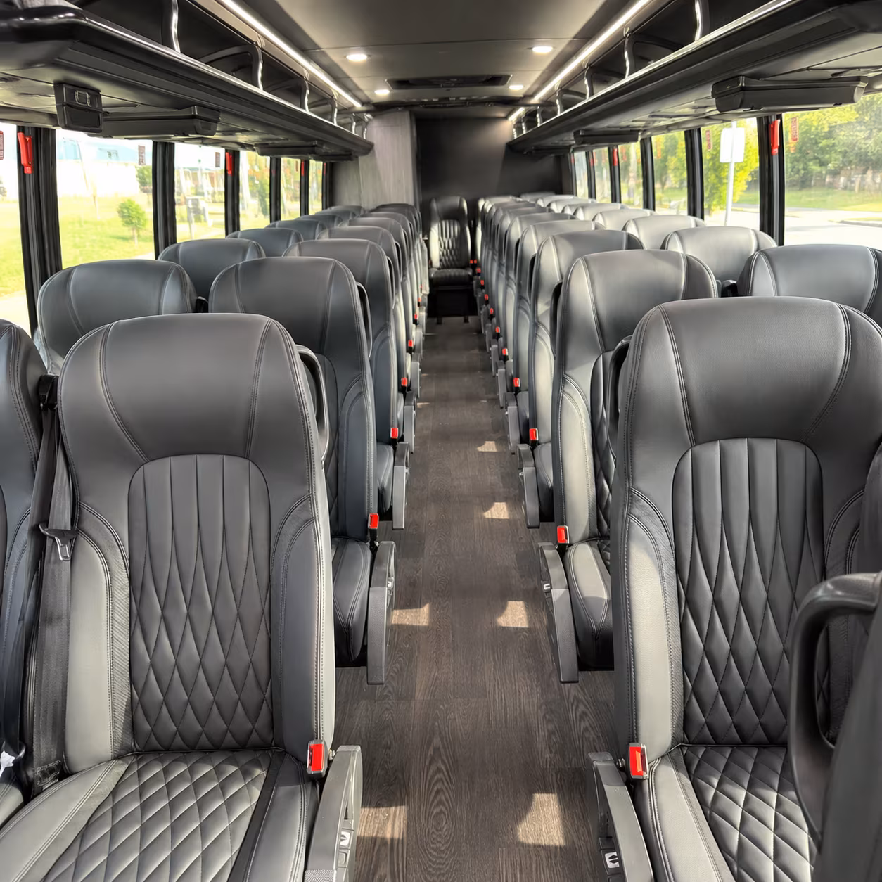baltimore 25 passenger minibus interior