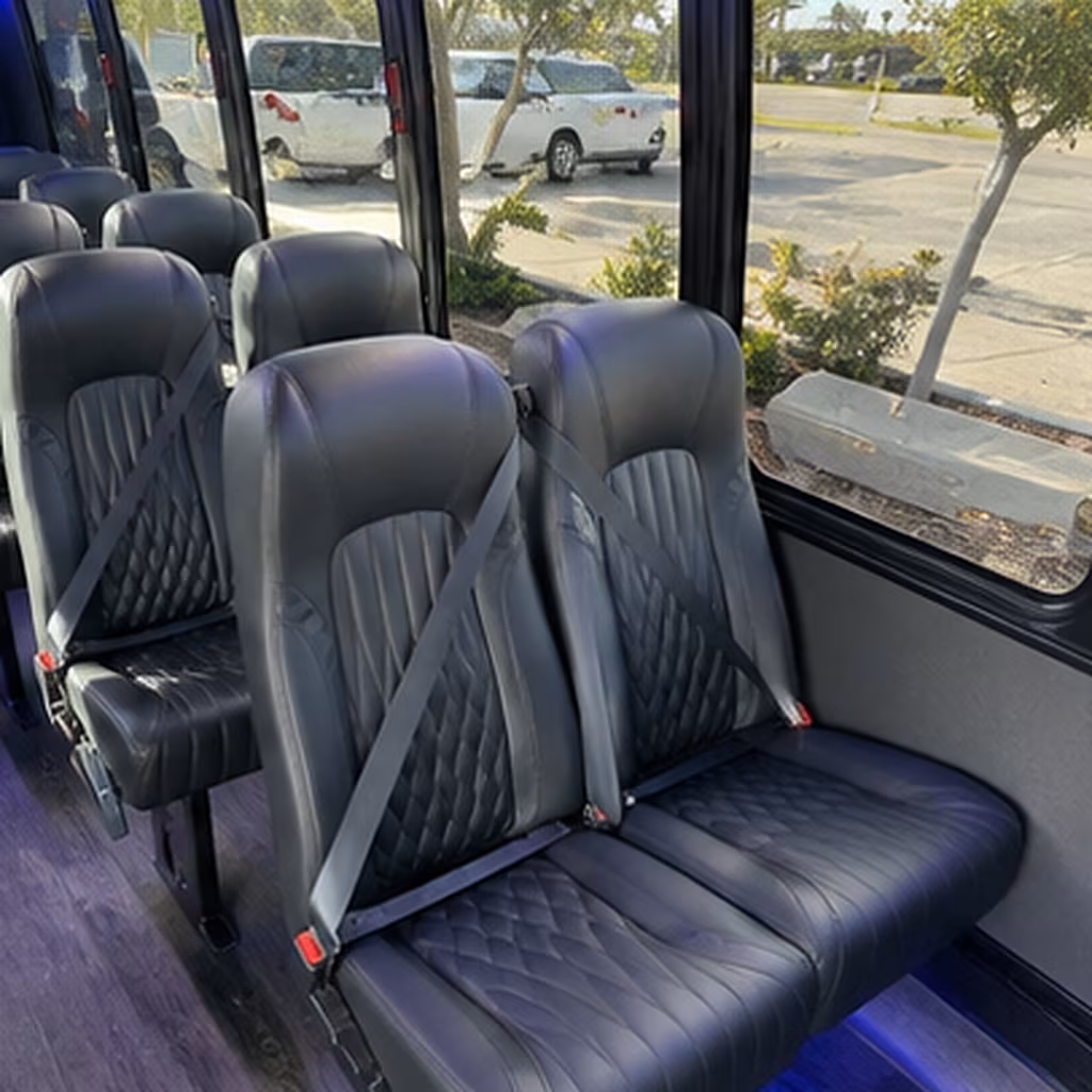 baltimore 30 passenger minibus interior
