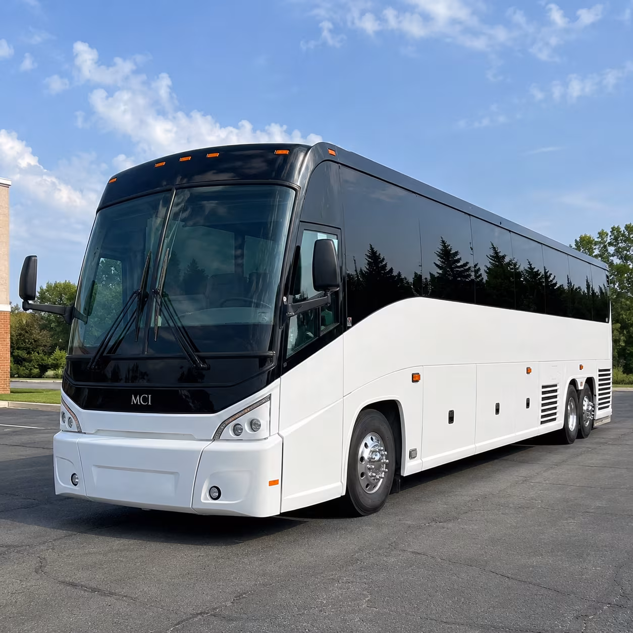 baltimore 56 passenger charter bus
