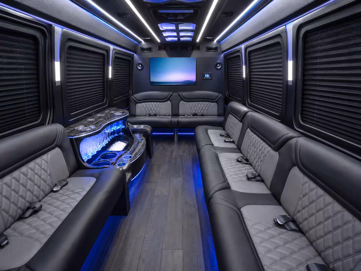 baltimore sprinter limousine inside