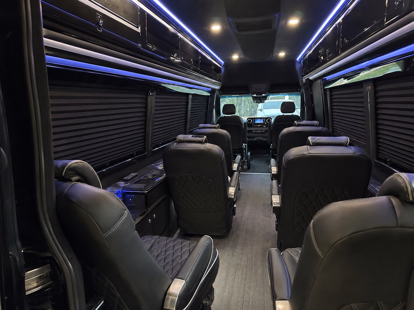 baltimore sprinter van with driver interior
