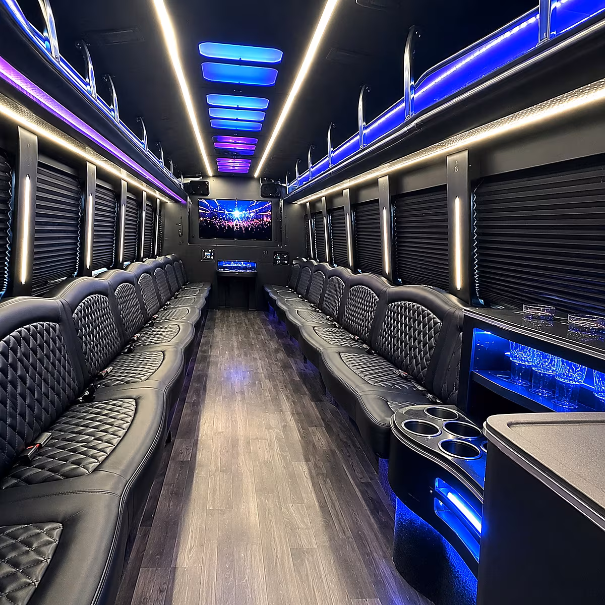 baltimore wedding party bus rental