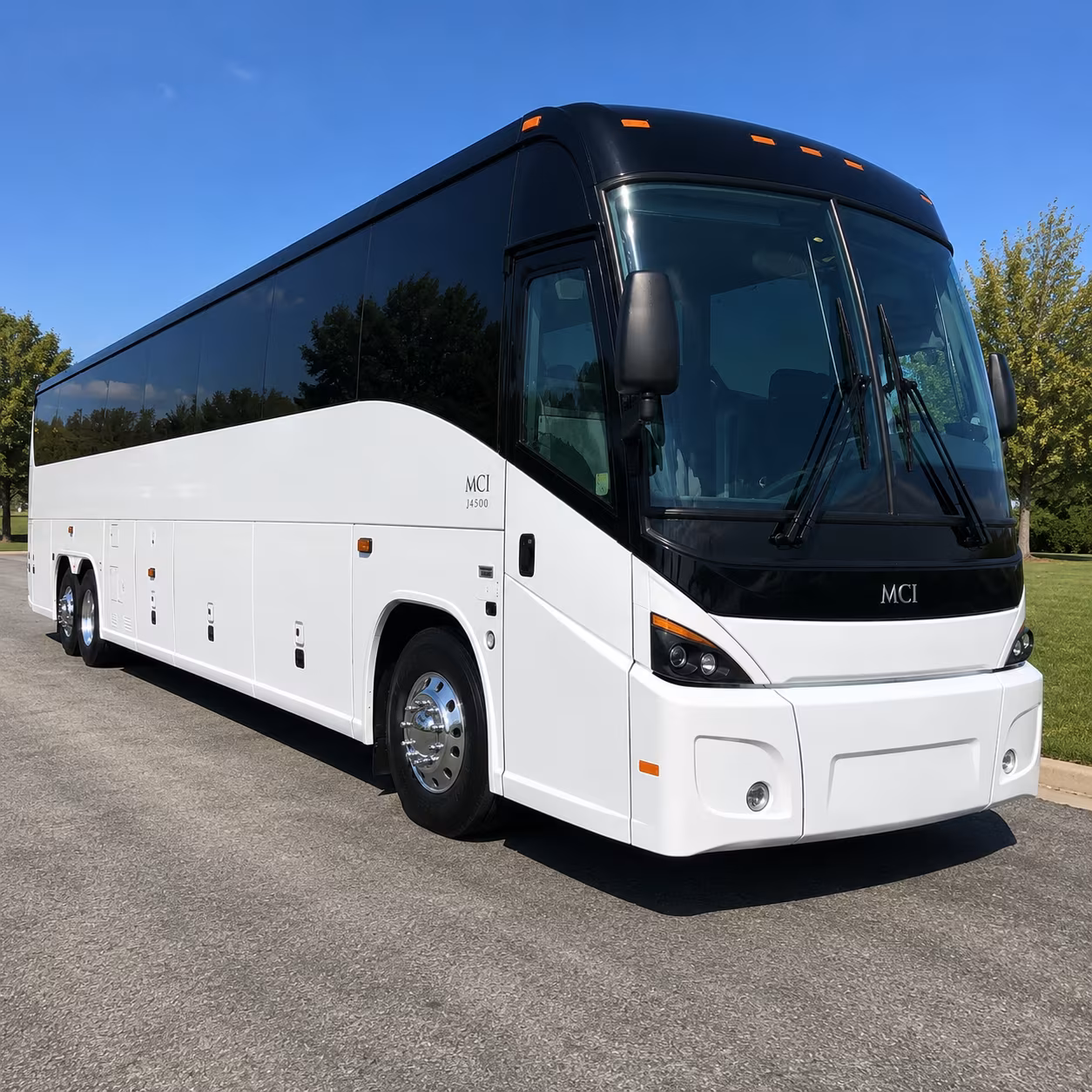 bus rental options for baltimore trips