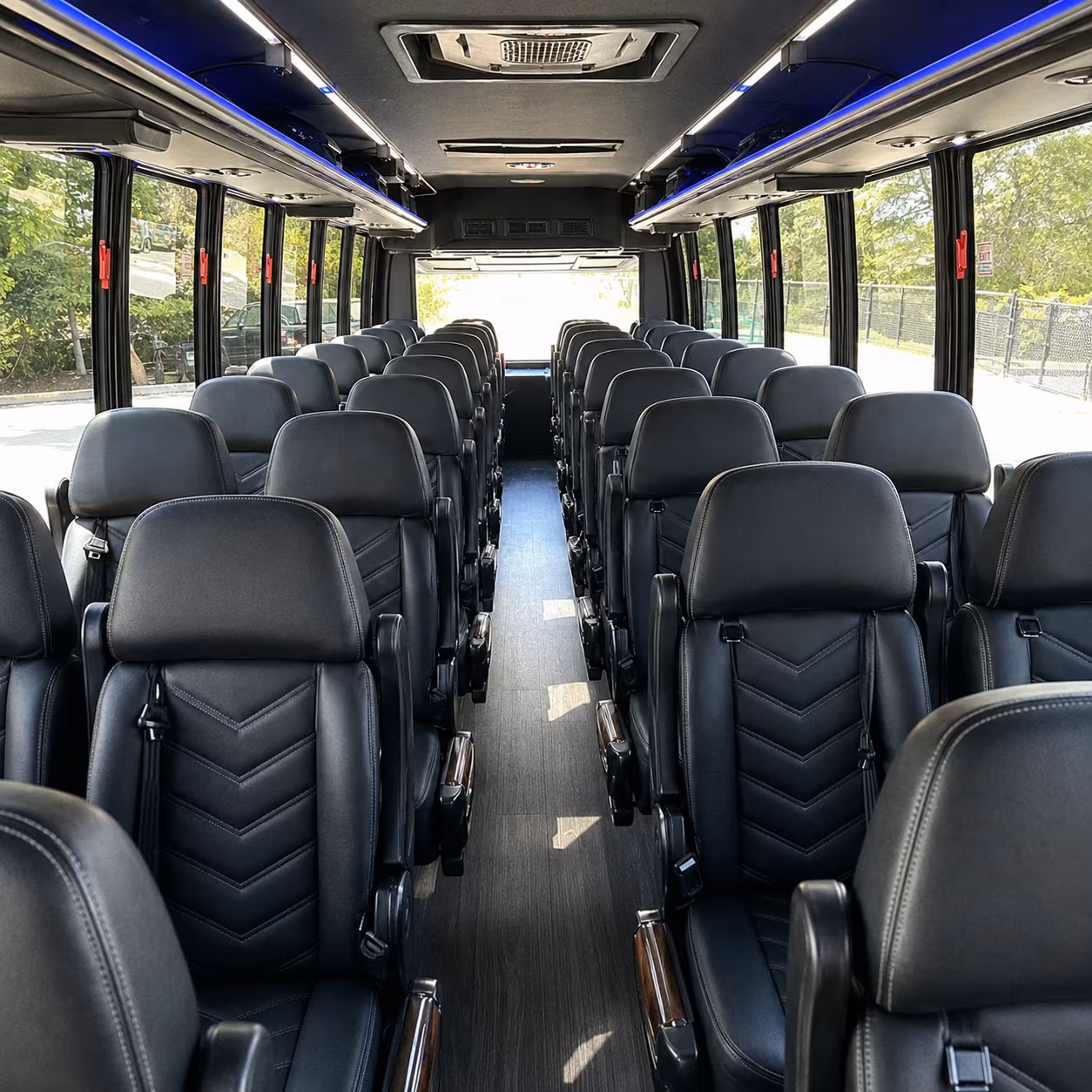 wedding guest shuttle buses between baltimore hotels and venues